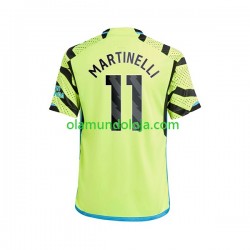 Camisola Arsenal Gabriel Martinelli 11 Homem Equipamento Segundo 2023-2024 Manga Curta